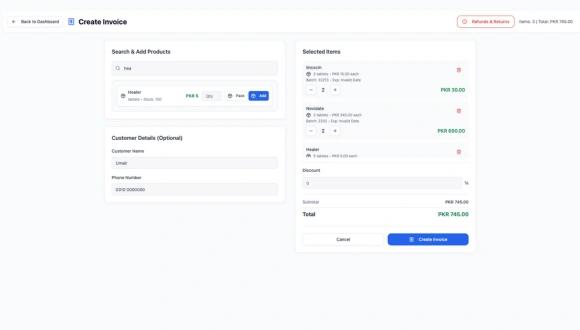 Advanced POS Management