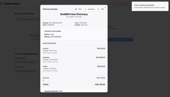 Smart Billing & Invoicing