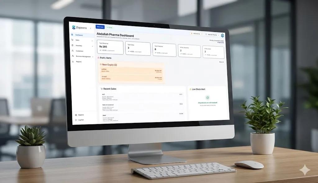 Zapeera pharmacy dashboard preview